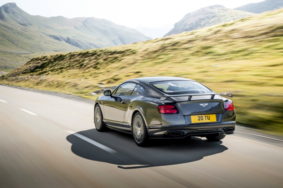 New Bentley Continental Supersports showcasing sleek design and luxury features in a striking exterior view