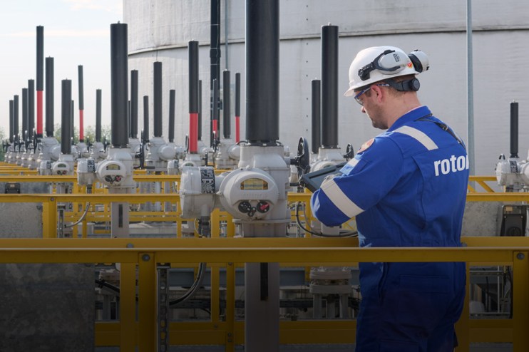 Rotork industrial machinery in manufacturing plant showcasing advanced automation technology and engineering excellence