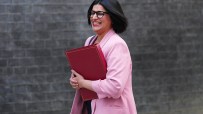 Shabana Mahmood, potential Chancellor, in a professional setting, poised and confident, reflecting leadership qualities
