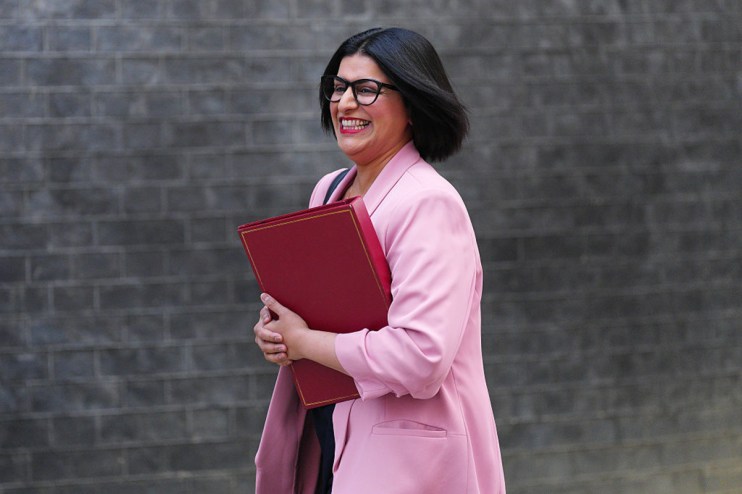 Shabana Mahmood, potential Chancellor, in a professional setting, poised and confident, reflecting leadership qualities