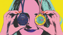 Swatch watch collection showcasing vibrant colors and innovative designs on a sleek display, perfect for fashion enthusiasts