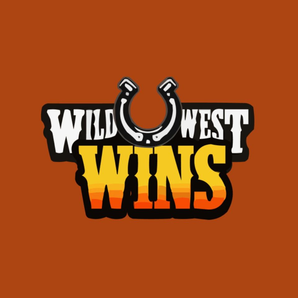 Wild West Wins logo featuring bold western-style typography with a rustic, adventurous theme for a business website.