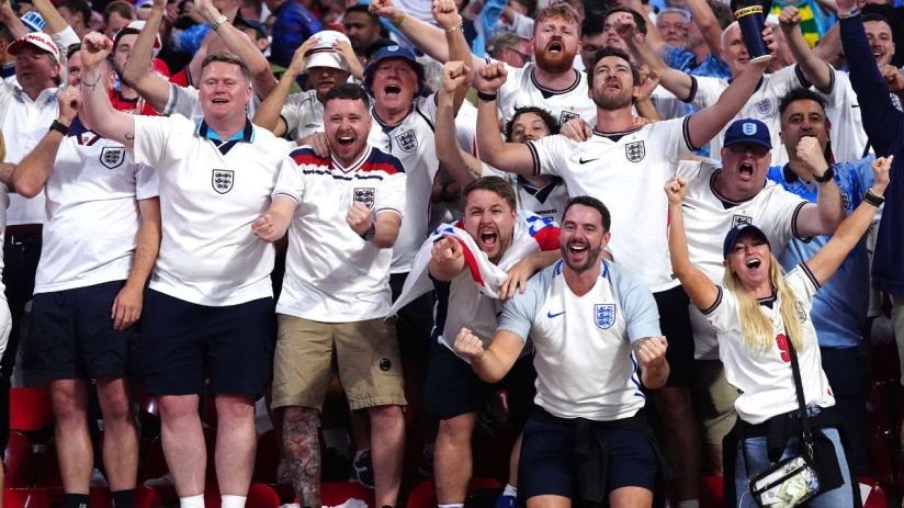 Exciting World Cup action as players compete energetically on the field, showcasing intense athleticism and global sportsm...