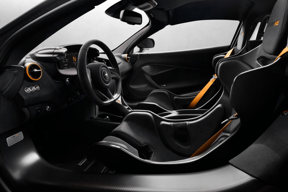 the 788HS feels pared-back and driver-focused, as you’d expect for a McLaren