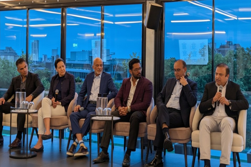 Indiaspora event at London skyline showcasing cultural exchange and networking among influential Indian diaspora leaders