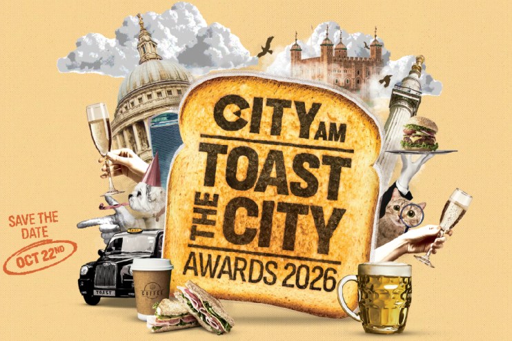 A cityscape with people raising glasses in celebration, capturing the spirit of urban festivity and community toast events.