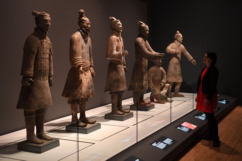 BRITAIN-CHINA-EXHIBITION-TERRACOTA WARRIORS