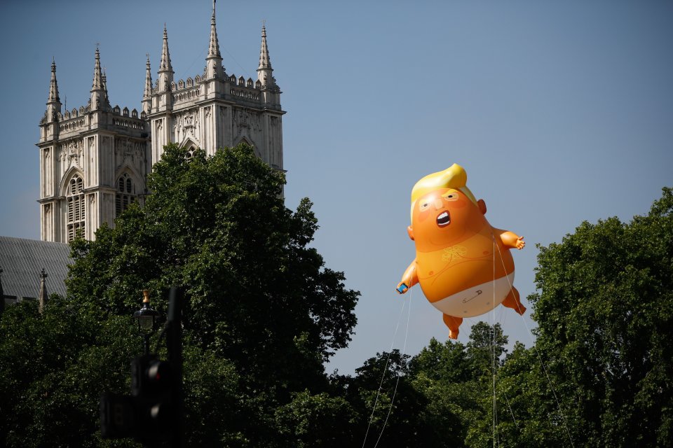 TOPSHOT-BRITAIN-US-DIPLOMACY-TRUMP