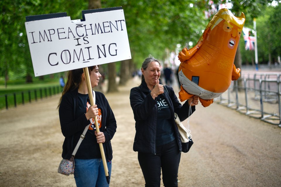U.S. President Trump's State Visit To UK - Day One