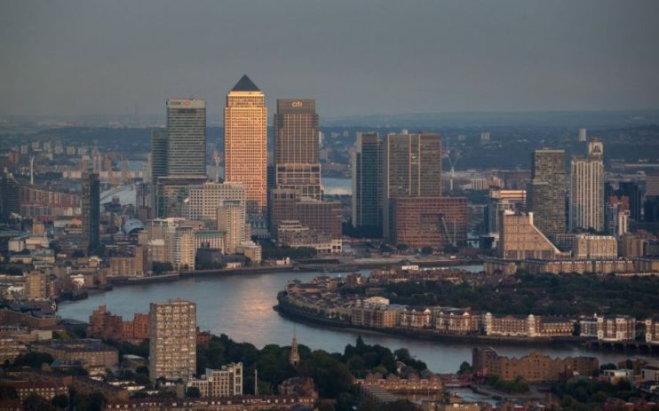 The FTSE 100 pushed up again today as a slide in the cost of sterling helped exporters, leaving the index in sight of three-month highs.