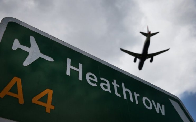 Heathrow airport takeoffs halted